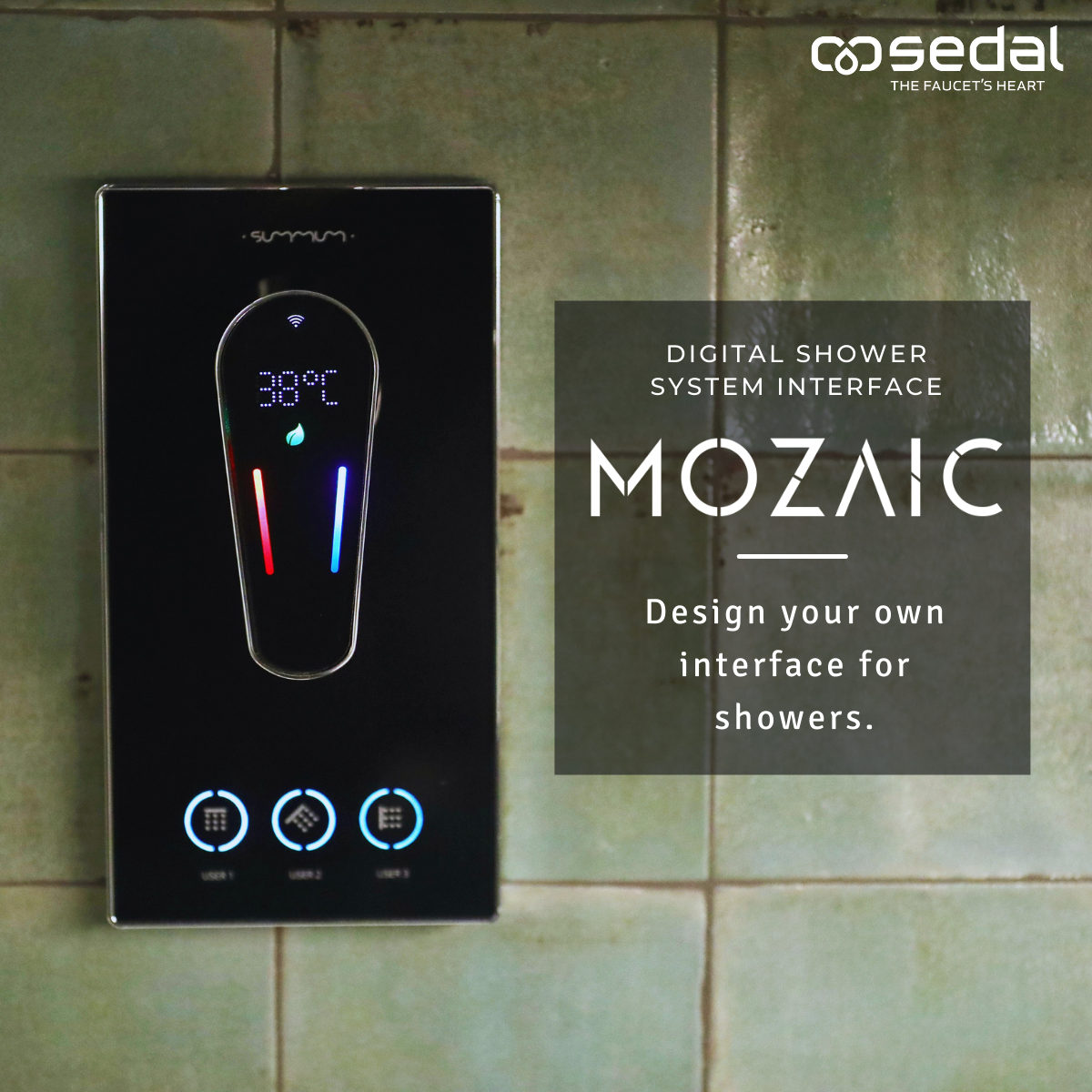MOZAIC, Digital Shower System Interface