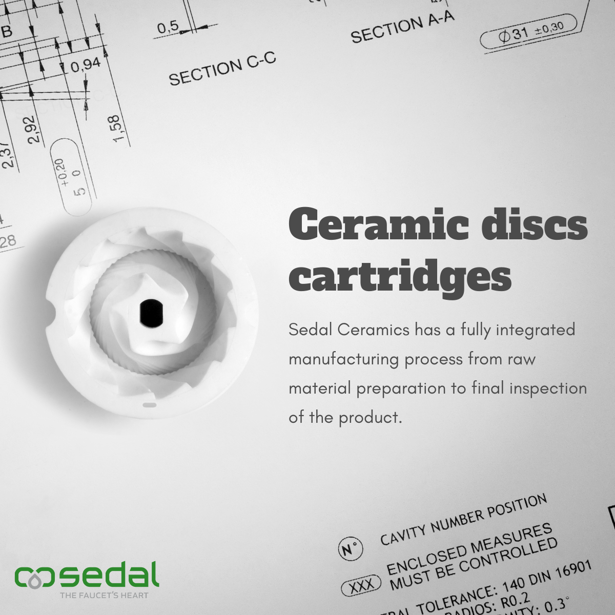 Ceramic Discs Cartridges